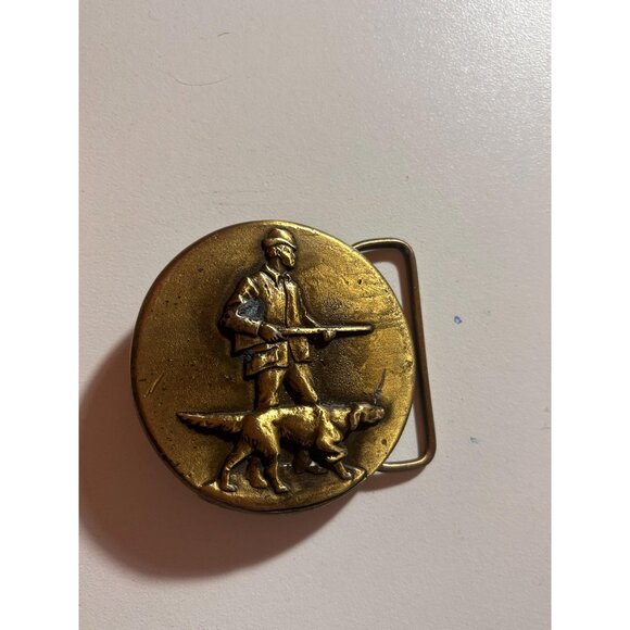 Other - Hunter/Trapper Belt Buckle by Indiana Metal Craft - 1976 Vintage, Mint, Rare